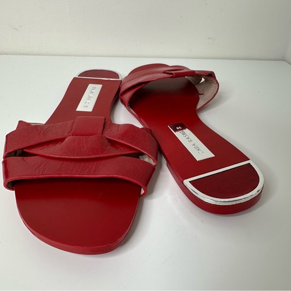 Zara basic women’s red sandals size 39 - Picture 8 of 15